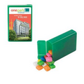 Green Refillable Plastic Mint/ Candy Dispenser w/ Gum
